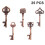 Metal Alloy Construction: Durable Antique Skeleton Keys For Creative Uses 1