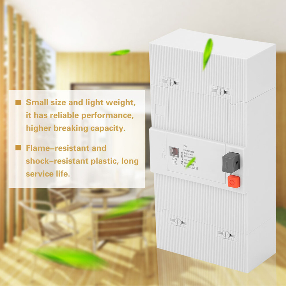 Compact 30-60A Circuit Breaker With Unbalance & Overload Protection 4931362639705