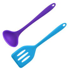 Lingură rezistentă la căldură, ustensilă de gătit cu protecție antiaderentă cu mâner ergonomic pentru aplicații pe scară largă, polonic