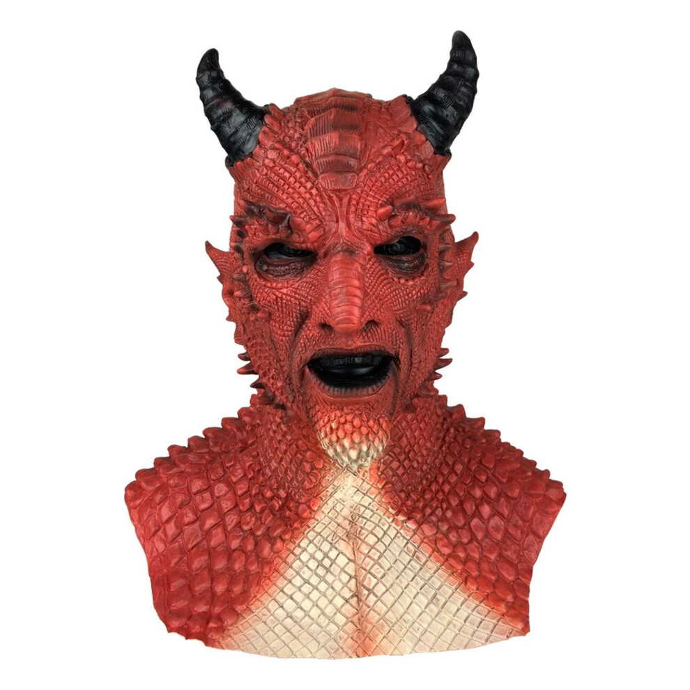 Demon Horror Lord Diablo Mask Belial Cosplay Latex Masks Gloves Halloween Carnival Party Costume Props for Adult-image-OPC-PN2Y5R7-NEW