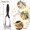 Metal Potato Masher, Easy To Clean Kitchen Tool With Rubber Handle For Versatile Mashing 3