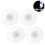 Φωτιζόμενο σουβέρ πολλαπλών χρήσεων Glowstone4Pcs, διαφανές ακρυλικό εξαιρετικά λεπτό 2
