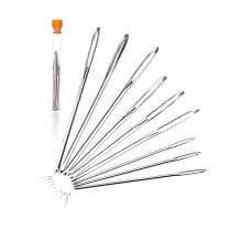 9 Pieces Sewing Needles Set Hand Blunt Bodkin Embroidery Pins Kit
