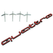 (black red) Car radiator grille ABS logo Quattro badge sticker for Audi A3 A4 RS4 UK