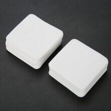 Wimpernkleber-Flaschen-Feuchttücher 100 Stück Weiß 5x5cm Verhinderung von Verstopfungen