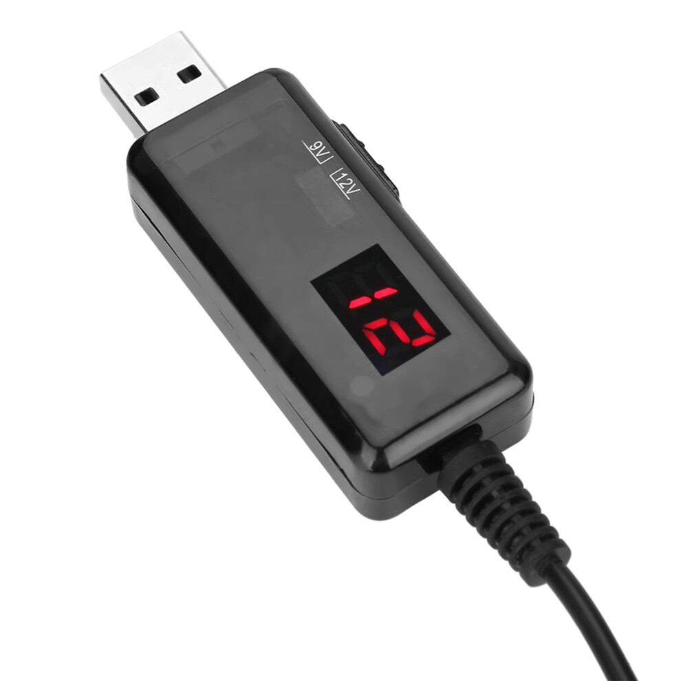 Usb To Dc Boost Cable Router Voltage Converter 9V/12V Step Up Power Supply 8741362643796