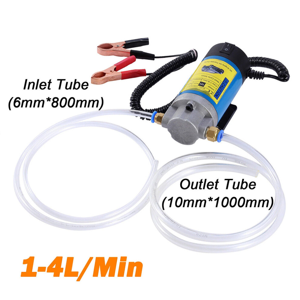 100W 12V Car Motorbike Electric Oil Transfer Extractor Fluid Diesel Siphon Pump
