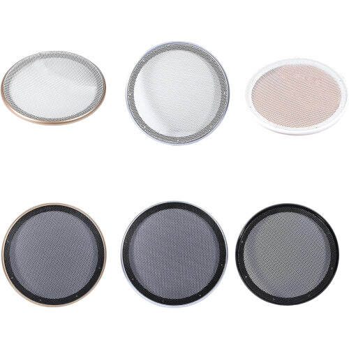 10 Inch Speaker Grills, Solid Metal and ABS Constructions with Reflective Coating, Strong Metal Grill 1