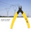 Compact 5in Electronic Diagonal Pliers For Precise Cutting - TU-109 3