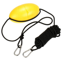 Drift Anchor Tow Rope Portable Fishing Sea Anchor Drogue Lightweight with Clip Buckles Boat Yacht Canoe Accessories(Giallo) Giallo 1