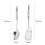 Practical Design Spaghetti Fork, Heat-resistant Stainless Steel Serving Tools for Kitchen Pasta, Vegetable Serving Utensils Set (2 Piece) 2