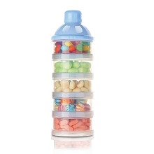 Dispenser per latte artificiale sicuro, contenitore a strati per latte in polvere per alimenti per neonati, contenitore portatile impilabile per