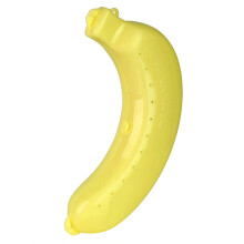 Bonito recipiente para el almuerzo con forma de plátano, material no tóxico, protección sólida, caja de frutas para viajes al aire libre con