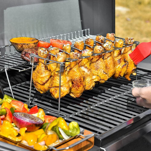 Αξεσουάρ ψησταριάς από ανοξείδωτο ατσάλι Perfect Cook, σχάρα για μπούτια κοτόπουλου 2
