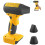 Compact Handheld Leaf Blower For 18-20V Battery With 4 Speeds Control Small Violent Blower Fan For Drying And Dusting 5