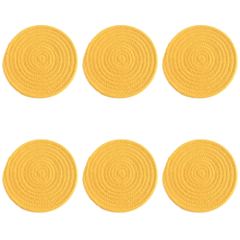 Stilvolle Tischuntersetzer, minimalistisches Design mit strapazierfähigem Baumwollmischgewebe für unübertroffene Saugfähigkeit, hitzebeständige