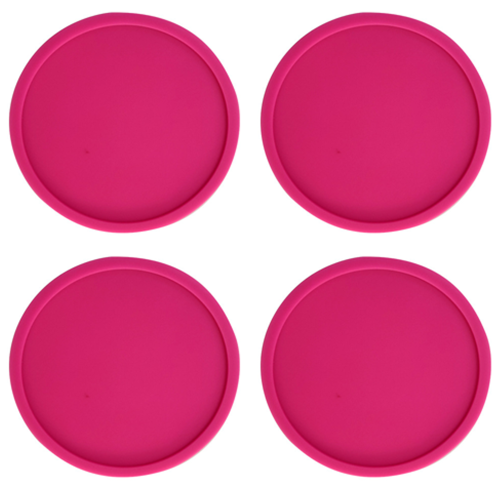 Porta-copos de silicone reutilizáveis, antiderrapantes e com isolamento térmico, laváveis e compatíveis com todos os tipos de copos.