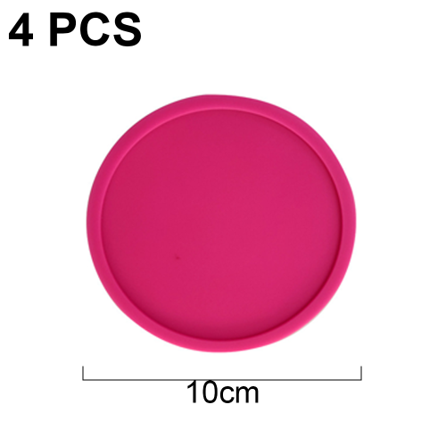 Porta-copos de silicone reutilizáveis, antiderrapantes e com isolamento térmico, laváveis e compatíveis com todos os tipos de copos. 1