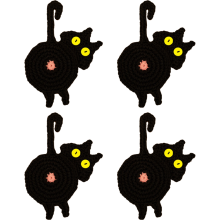 Geschenk für Katzenliebhaber: Untersetzer mit einzigartigem Kätzchen-Design, langlebige, isolierende Eigenschaften, rutschfeste, hitzebeständige