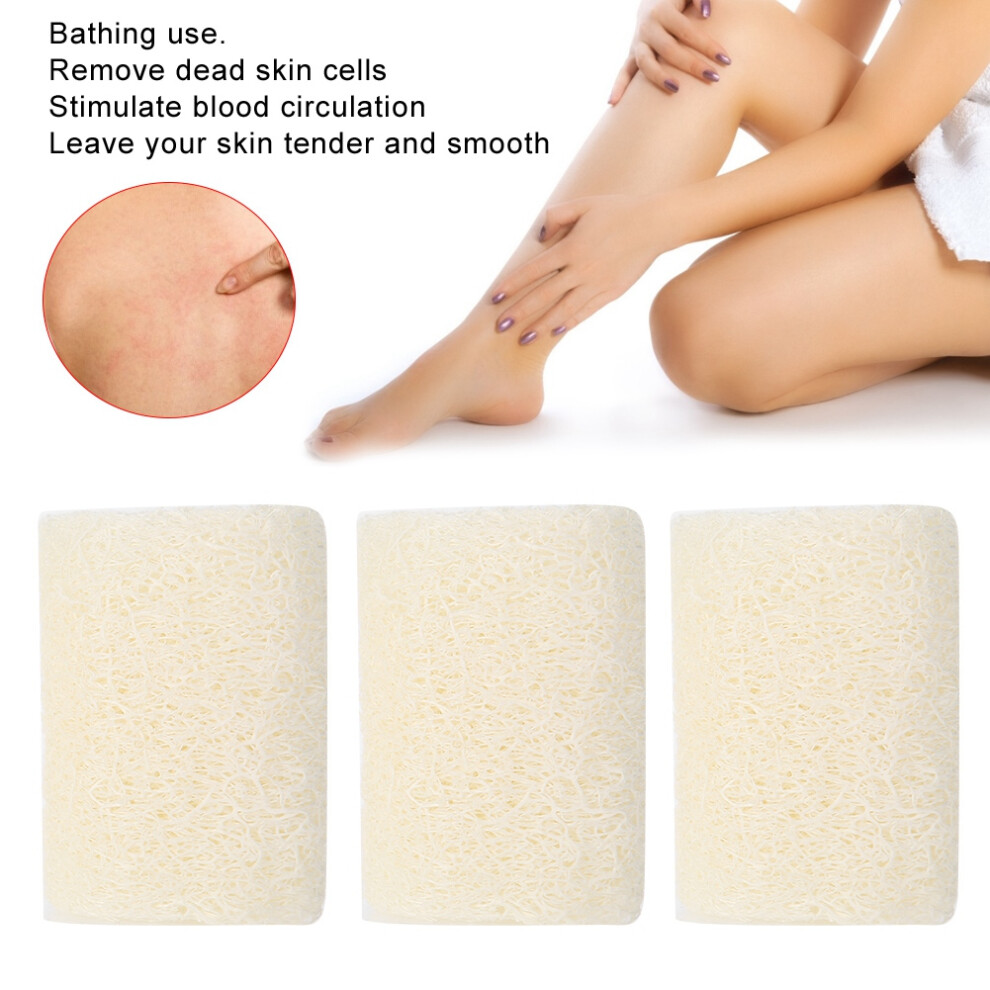 Natural Loofah Shower Scrub 6Pcs Exfoliating Bath Sponge for Body & Kitchen Use
