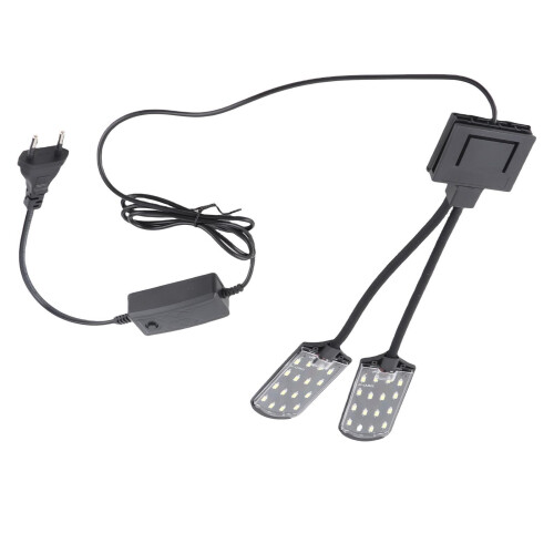 Bendable 10W Aquarium Light 32 LED AC220V Dual-End Slim Light Portable Use 2