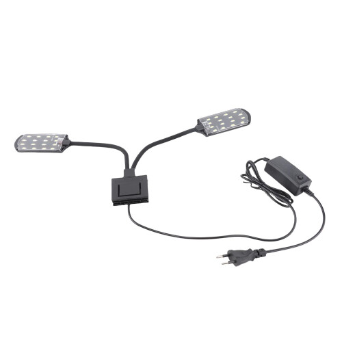 Bendable 10W Aquarium Light 32 LED AC220V Dual-End Slim Light Portable Use 1