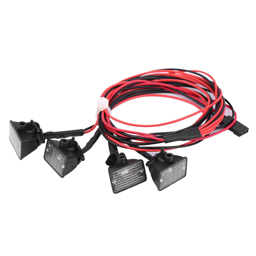 Rc Crawler Roof Bar With Leds For Axial Scx10 & Traxxas Trx-4 Light/Red/White 4601362657893