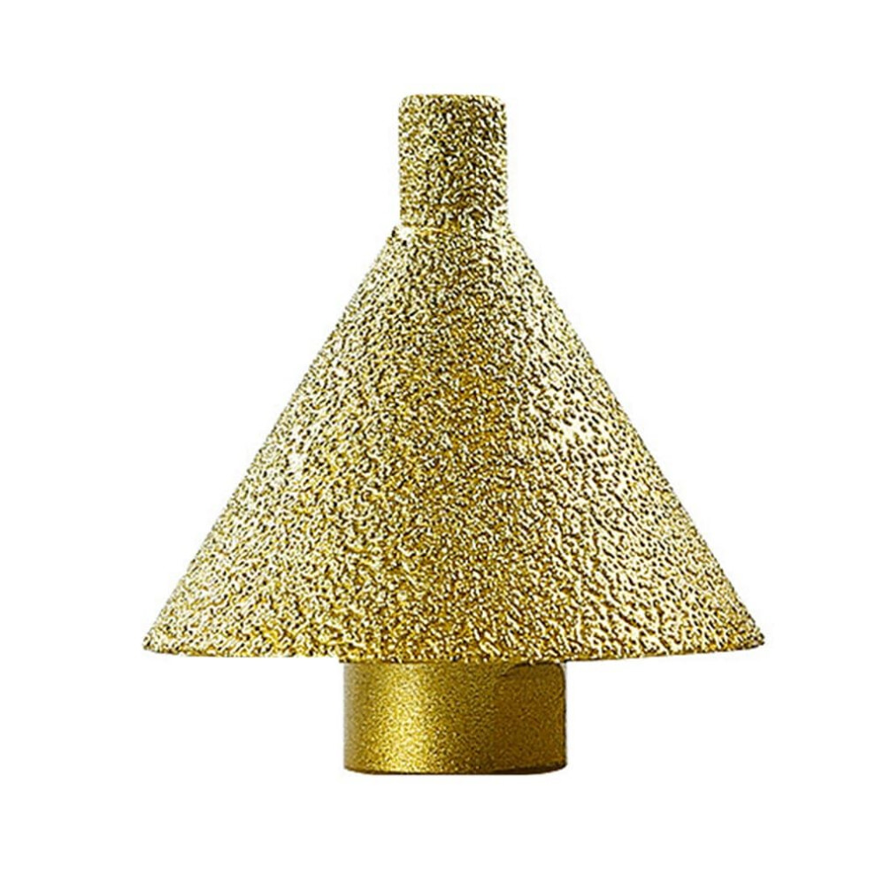 M10 Diamond Beveling Chamfering Bit Hole Drill Reaming Cone Carve Polish Grinding Wheel For Porcelain Tiles Marble 55Mm 9339159326039