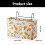 Fashionable Lovely Pattern Hanging Bedside Storage- peach 4