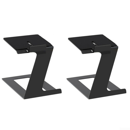 and Stable Speaker Stand Desk, Load 10 kg, Adjustable Depth for Small and Medium Speakers
