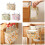 Fashionable Lovely Pattern Hanging Bedside Storage- peach 3
