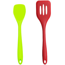 Heat Resistant Non Stick Silicone Kitchen Spatula, Flexible Nonstick Rubber Turner For Cooking, Cookware Protection Dishwasher Safe Turner, Extended H