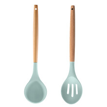 Cook's Essential, Non-Slip Silicone Spatula Set, Solid Spatula Turner for Everyday Cooking, 2Pc