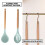 Cook's Essential, Non-Slip Silicone Spatula Set, Solid Spatula Turner for Everyday Cooking, 2Pc 3