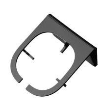 Acrylic Loudspeaker Cradle Holder Offering Stable Position With Skid Proof Pad For Small Loudspeaker Acrylic Mount Black