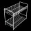 Ergonomic Kitchen Holder Sink Rack Two Tier Baskets Wrought Iron Fruit Basket Ergonomic Kitchen Holder Multi Use Storage Rack With Classification Stor 2