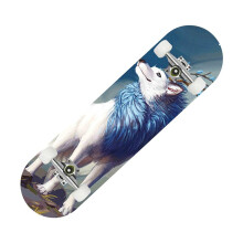 skate board, 31 "X 8" Complete Skateboard, 8 Layer Maple Double Kick Boards, Skateboards for Adults Beginners Teens Boys Girls 39 31 inches