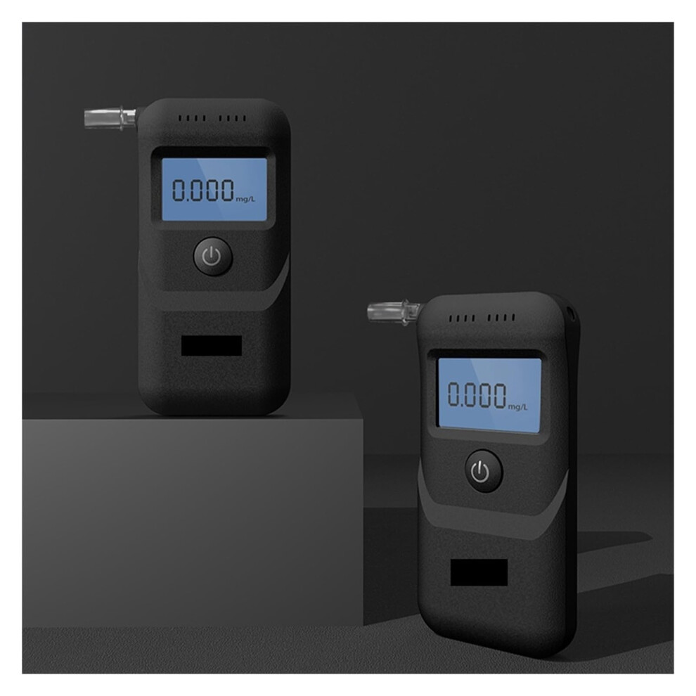 Digital Alcohol Tester Professional Detector Breathalyzer Police Alcotester Lcd Display Drunk Driving Test Black 9067246842048