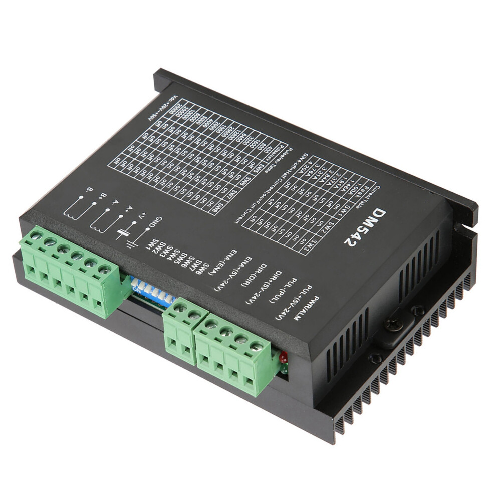 Efficient Dm542 Stepper Motor Driver 18-48Vdc 4.2A For 57/86 Series 7651362662394