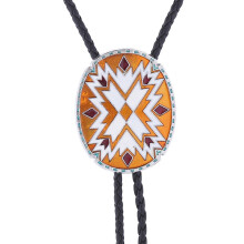 Elegant Bolo Tie with Totem Pendant Carved Necktie-Style 2