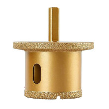 Hole Opener Grinder Drill Bit Brazed Diamond Hole Drill Saw Core Bits for Marble Tiles Hole Opener Easy to Use Triangular 50-70
