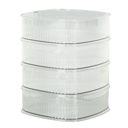 Stackable Multi Layer Dish Cover With Transparent Visualization, Dustproof Dish Preservation Technology, Inspired By Pour Over Drip Pot For Modern Kit 1