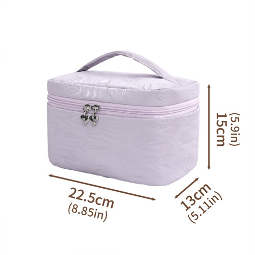 Waterproof Makeup Bag Large Capacity Wash Bag Aesthetic-White 2