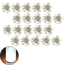 Bærbar lampe for øyet, oppladbar batteridrevet bordlampe for lesing og amming, flat og stabil design, perfekt for nattbordet eller camping