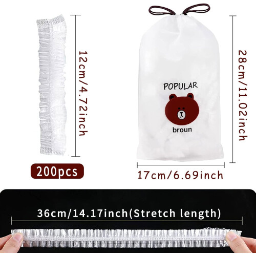Fresh Protectors, Αναστρέψιμα Ελαστικά Καλύμματα Τροφίμων, Διαφανές Περιτύλιγμα 1
