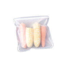 Sacos Ziplock Reutilizáveis para Armazenamento de Alimentos, Sacos de 3,8 Litros Reutilizáveis à Prova de Vazamentos com Vedação Hermética,