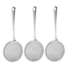 Escumadeira de aço inoxidável, ferramenta multifuncional durável e resistente à ferrugem para remover espuma, filtrar gordura, retirar carne e