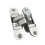 Invisible Door Hinges Adjustable Concealed-Silver left open 1