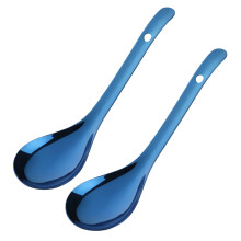 Utensílio de cozinha elegante e essencial: colher perfurada em aço inoxidável com cabo curvo para uso confortável e superfície fácil de limpar,
