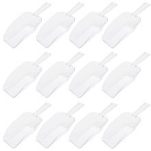 Pá de gelo com gancho para pendurar, feita de plástico policarbonato, durável e resistente, ideal para jantares, festas de aniversário e